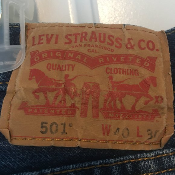 Vintage Levi’s 501 Jeans, sz 40 Waist - Picture 4 of 13